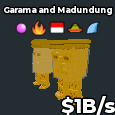 BS10407 Garama and Madundung 1B/s Gold Gold 1B/s
