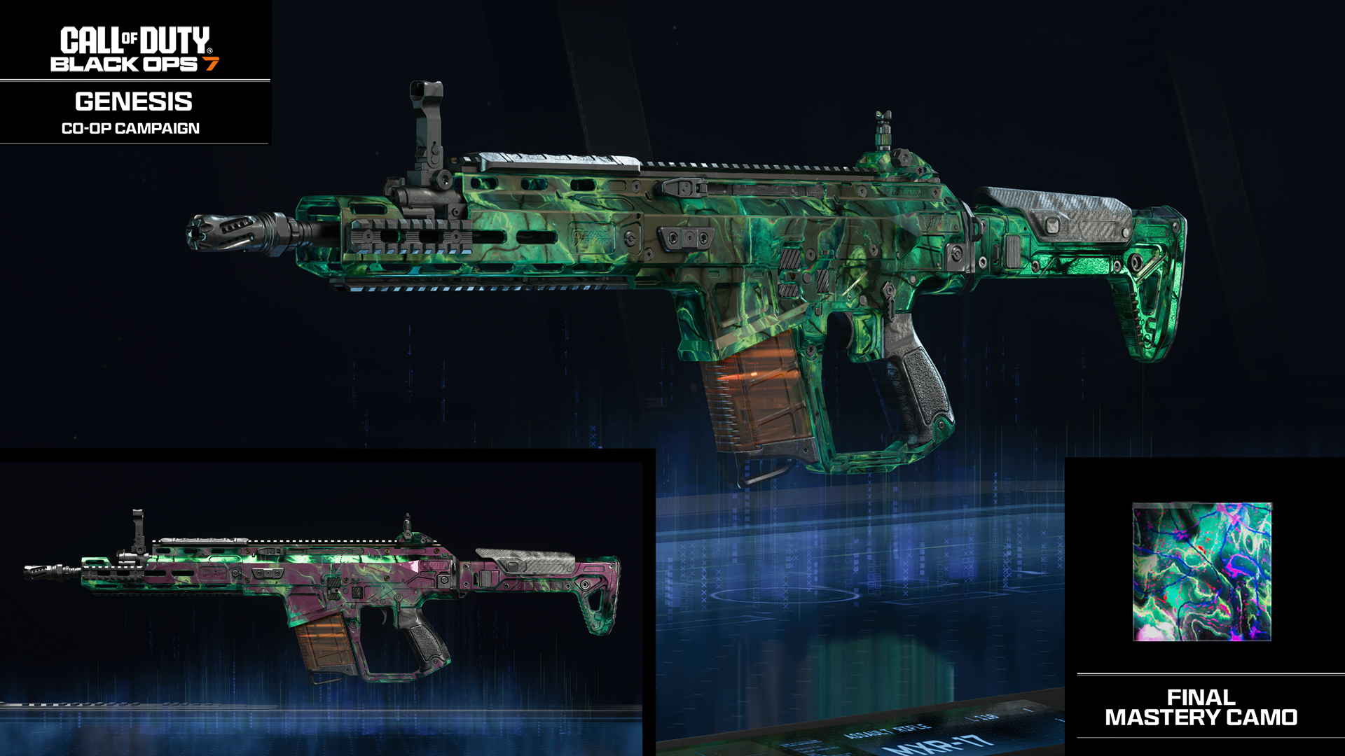Unlocking genesis camo on 30 weapon in bo7/All platforms/handmade