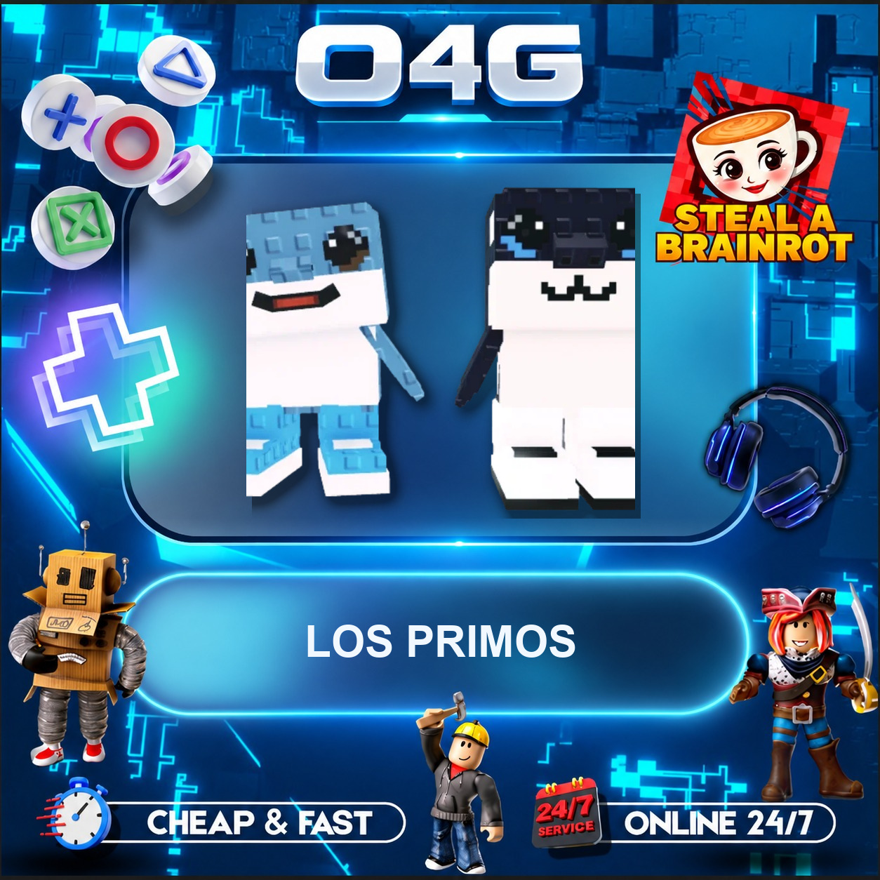 Los Primos>Rainbow>775M/s