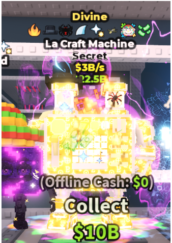 DIVINE LA CRAFT MACHINE 3B/S (MONEY + 7 TRAITS) – STEAL A BRAINROT – FAST DELIVERY & TRUSTED #F8JK3M