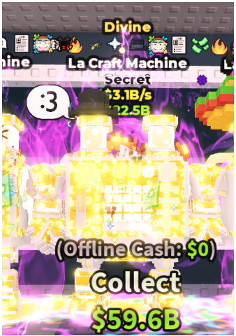 DIVINE LA CRAFT MACHINE 3.1B/S (JOB + MONEY + 7 TRAITS) – STEAL A BRAINROT – FAST DELIVERY & TRUSTED #T7WN2X