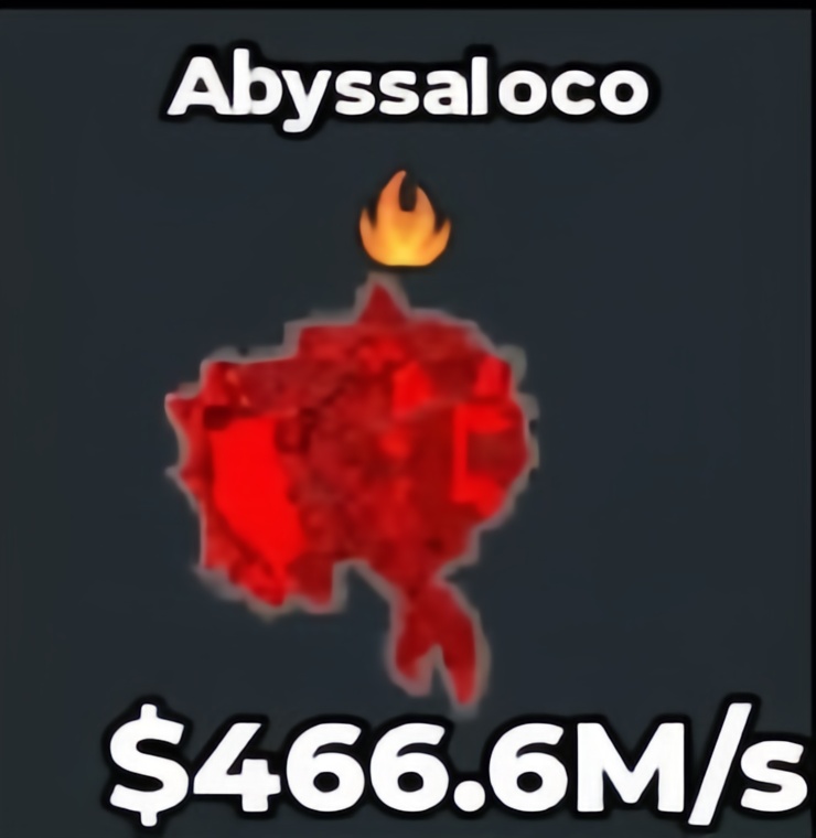 BS10471 Abyssaloco With 🔥 Very Low Exist Cursed 466.6M/s