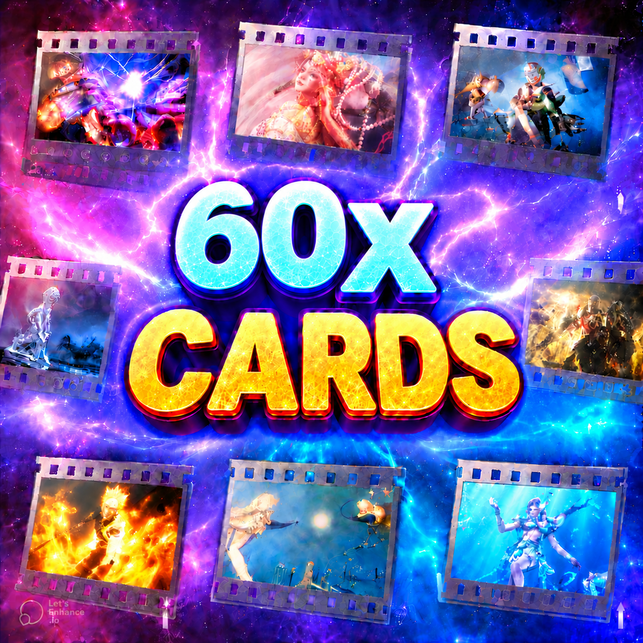 60x 50K POPULARITY CARDS 🔥 | 3 MILLION | INSTANT DELIVERY | 3,000,000 - 3000K - 3 Million
