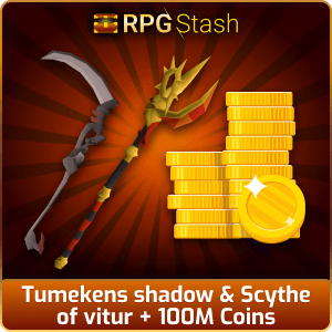 Tumekens shadow & Scythe of vitur + 100M Coins [💯1500+ High TLv Acc Trade⚖️] [OSRS] 🏆121K+Feedback Seller✔️