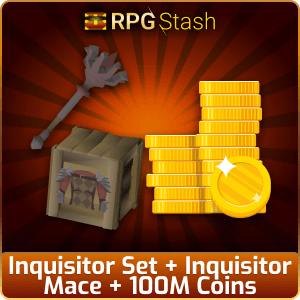 Inquisitor Set + Inquisitor Mace + 100M Coins [💯1500+ High TLv Acc Trade⚖️] [OSRS] 🏆121K+Feedback Seller✔️