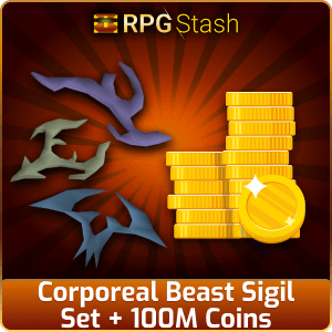 Corporeal Beast Sigil Set + 100M Coins [💯1500+ High TLv Acc Trade⚖️] [OSRS] 🏆121K+Feedback Seller✔️