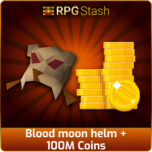 Blood moon helm + 100M Coins [💯1500+ High TLv Acc Trade⚖️] [OSRS] 🏆121K+Feedback Seller✔️