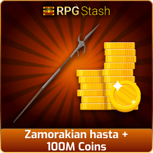Zamorakian hasta + 100M Coins [💯1500+ High TLv Acc Trade⚖️] [OSRS] 🏆121K+Feedback Seller✔️