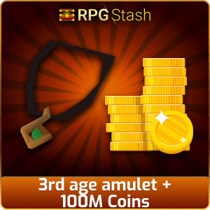 3rd age amulet + 100M Coins [💯1500+ High TLv Acc Trade⚖️] [OSRS] 🏆121K+Feedback Seller✔️