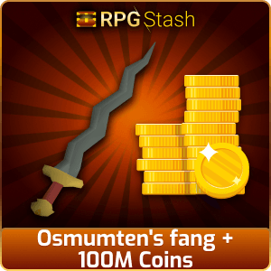 Osmumten's fang + 100M Coins [💯1500+ High TLv Acc Trade⚖️] [OSRS] 🏆121K+Feedback Seller✔️
