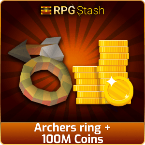 Archers ring + 100M Coins [💯1500+ High TLv Acc Trade⚖️] [OSRS] 🏆121K+Feedback Seller✔️
