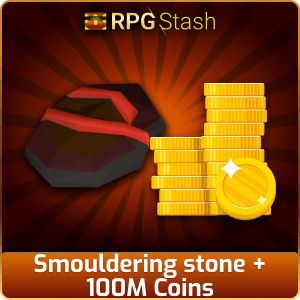 Smouldering stone + 100M Coins [💯1500+ High TLv Acc Trade⚖️] [OSRS] 🏆121K+Feedback Seller✔️