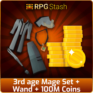3rd age Mage Set + Wand + 100M Coins [💯1500+ High TLv Acc Trade⚖️] [OSRS] 🏆121K+Feedback Seller✔️