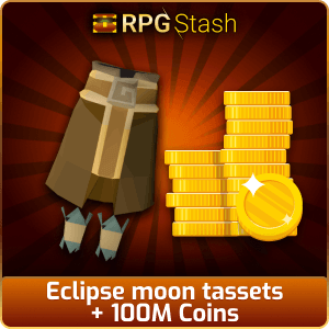 Eclipse moon tassets + 100M Coins [💯1500+ High TLv Acc Trade⚖️] [OSRS] 🏆121K+Feedback Seller✔️