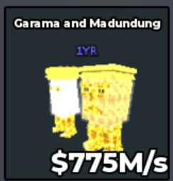 GARAMA AND MADUNDUNG DIVINE 1YR TRAIT 775M/S