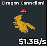 BS10524 Dragon Cannelloni Gold With Santa Trait Gold 1.3B/s