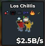 BS10543 Los Chillis - 1YR Trait 2.5B/s