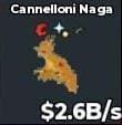 BS10554 Dragon Cannelloni Caneloni 2.6B/s