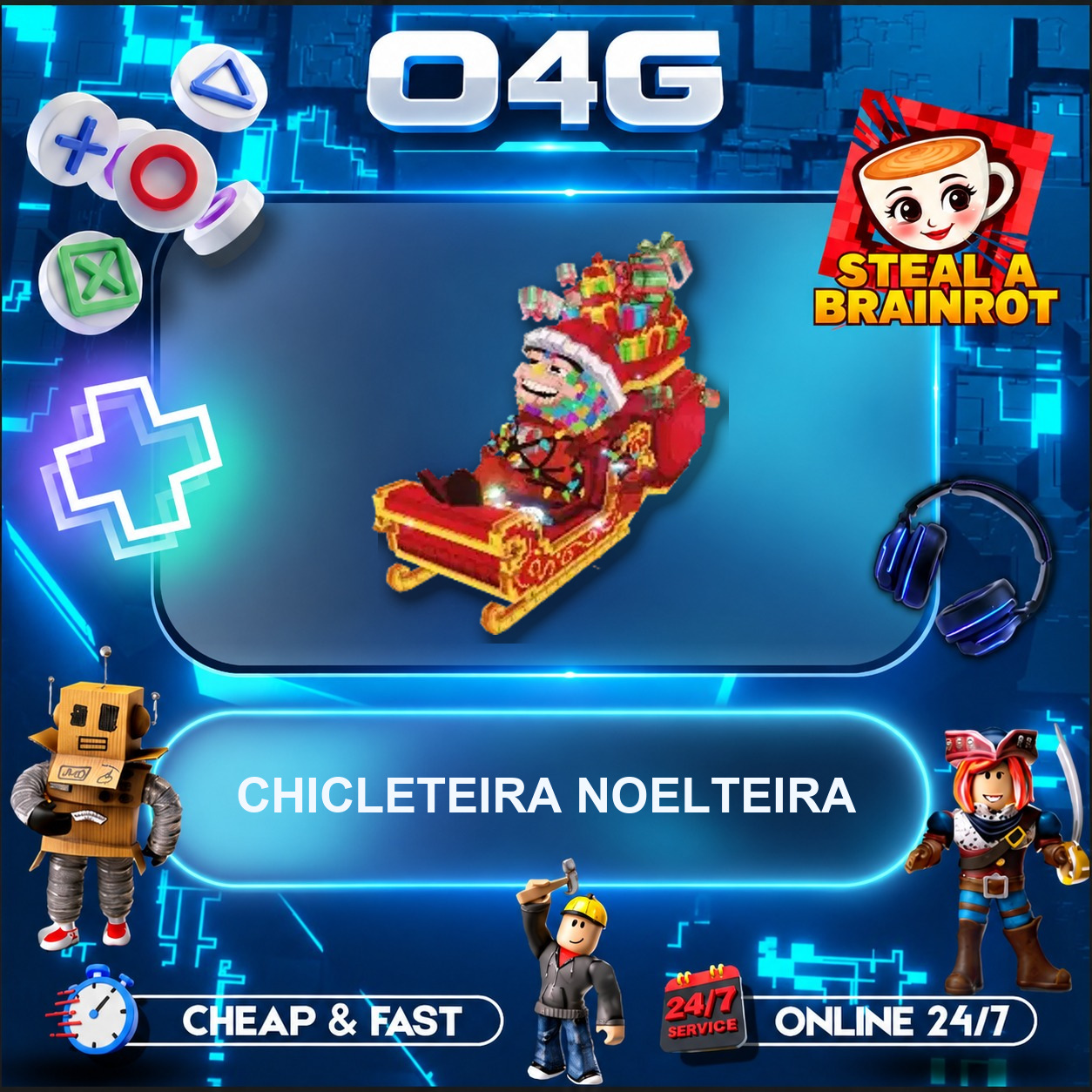 Chicleteira Noelteira>None>15M/s