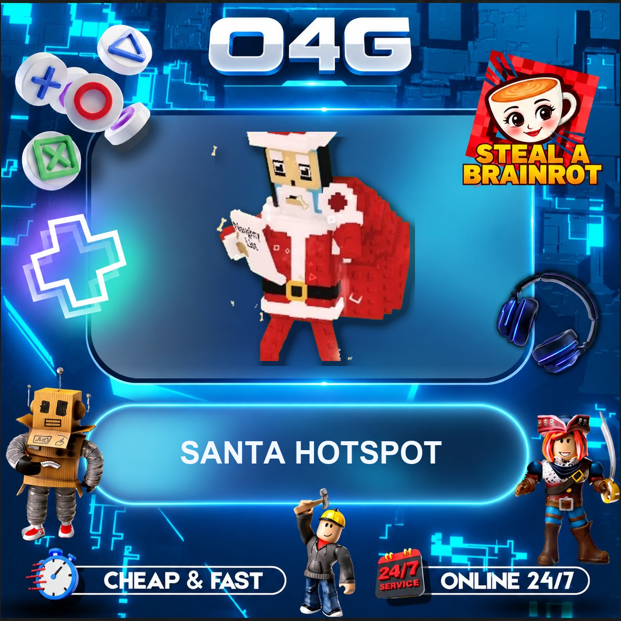 Santa Hotspot>None>13M/s