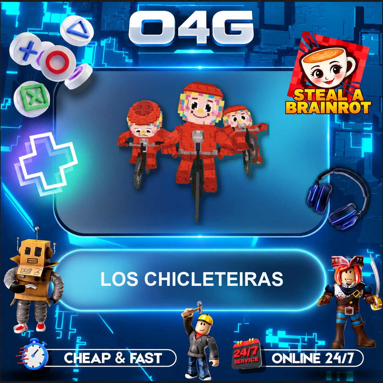 Los Chicleteiras>Gold>29.7M/s