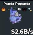 BS10574 Panda Popanda Crystal 2.6B/s