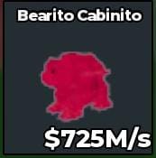 BS10580 Bearito Cabinito Rainbow 725M/s