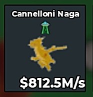 BS10607 Dragon Cannelloni Gold 812.5M/s