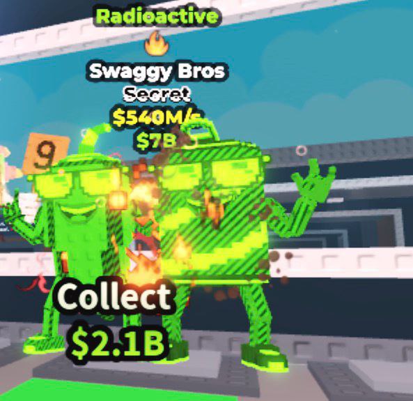 Radioactive swaggy Bros 540M/s ♦️ Cheapest steal a brainrot ♦️ fast delivery 🚚