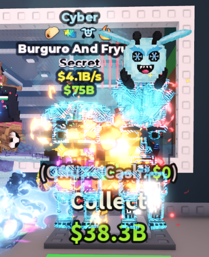 CYBER BURGURO AND FRYURO 4.1B/S (ICE BEE + 3 TRAITS) – STEAL A BRAINROT – FAST DELIVERY & TRUSTED #Z5RJ6P