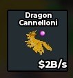 BS10627 Dragon Cannelloni Gold 2B/s