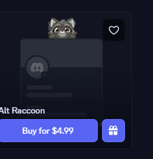 Alt raccon | 4.99$ | frame