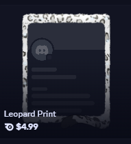 leopard print | via gift 4.99$