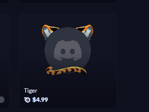 Tiger avatar | 4.99$