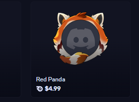 Red panda avatar | 4.99$
