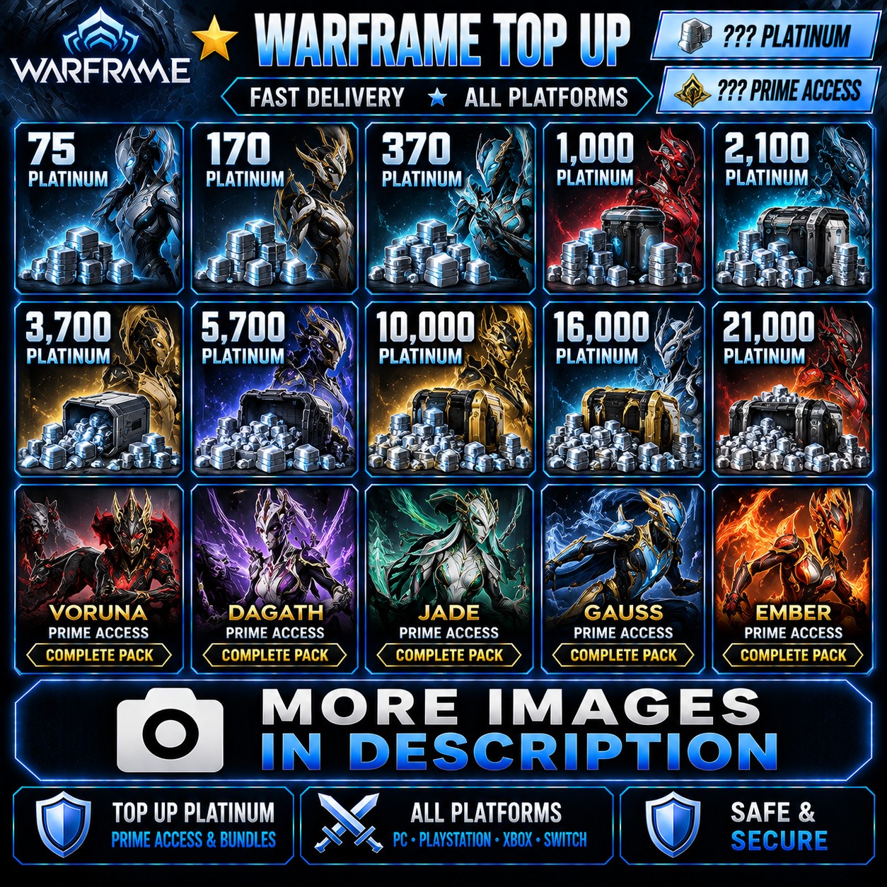 ๐ฅ Citrine Prime Access โ Weapons Pack โ๏ธ | ๐ฎ All Platforms | ๐ Login Required โ Warframe Top-Up
