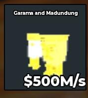 BS10652 Garama and Madundung Divine 500M/s