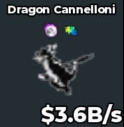 BS10686 Dragon Cannelloni Yin Yang 3.6B/s