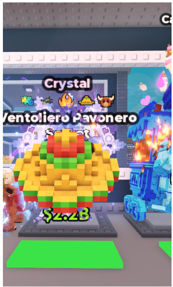 CRYSTAL VENTOLIERO PAVONERO 2.2B/S (BULL + 4 TRAITS) – STEAL A BRAINROT – FAST DELIVERY & TRUSTED #J9VP3R