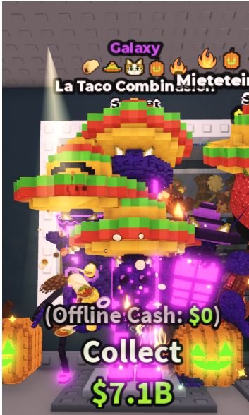 GALAXY LA TACO COMBINASION 1B/S (OG MEOWL + 4 TRAITS) – STEAL A BRAINROT – FAST DELIVERY & TRUSTED #J6LX4K