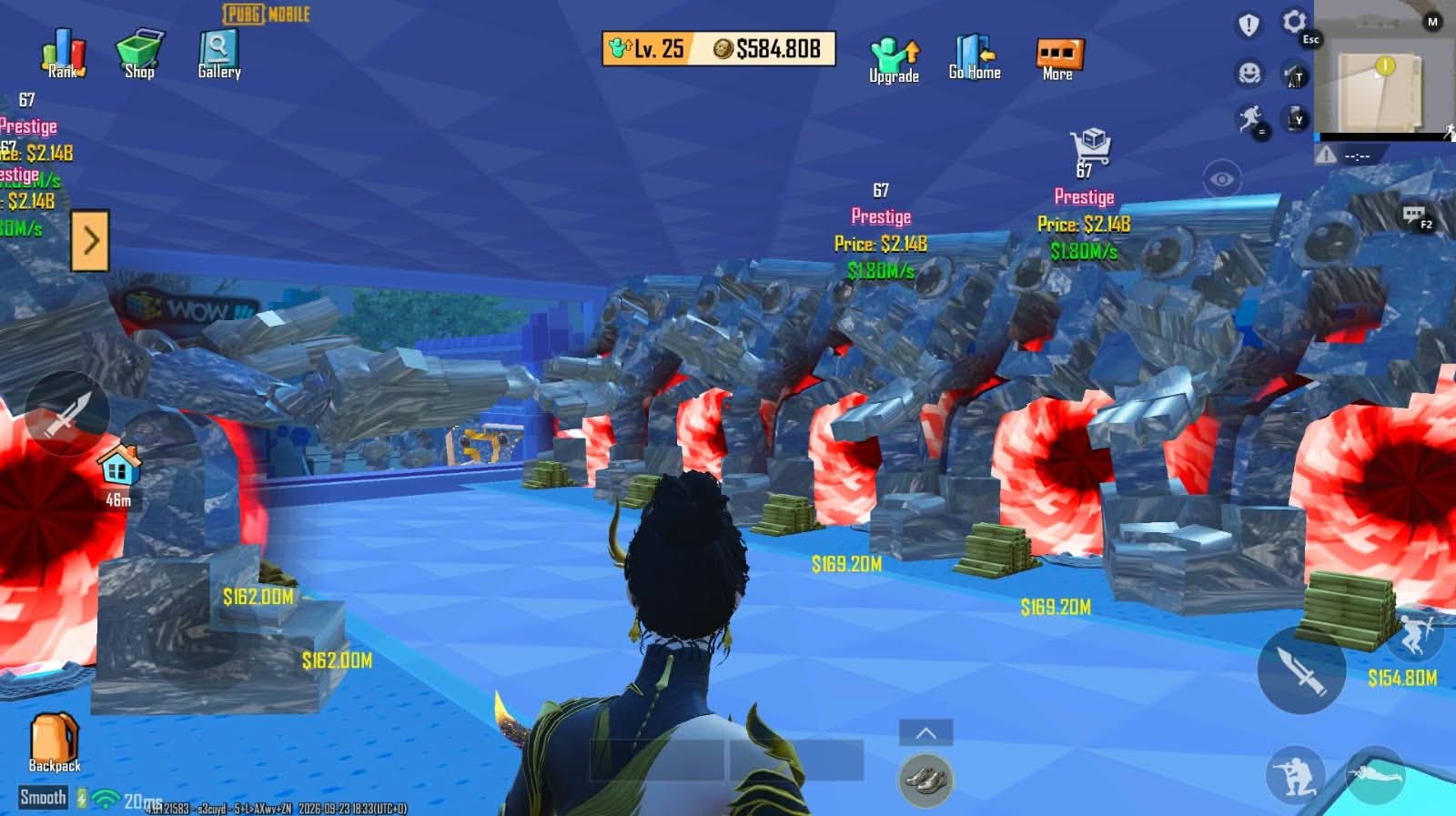 10x Crystal 67 Brainrot available in Pubg