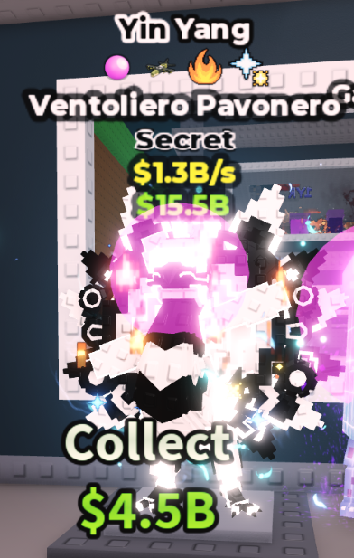 YIN YANG VENTOLIERO PAVONERO 1.3B/S (FIRE + 3 TRAITS) – STEAL A BRAINROT – FAST DELIVERY & TRUSTED #F3VX7R