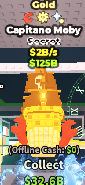 GOLD CAPITANO MOBY 2B/S (SUN + 2 TRAITS) – STEAL A BRAINROT – FAST DELIVERY & TRUSTED #A4TJ9K