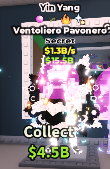 YIN YANG VENTOLIERO PAVONERO 1.3B/S (FIRE + 3 TRAITS) – STEAL A BRAINROT – FAST DELIVERY & TRUSTED #F3VX7R