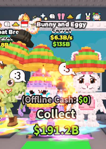 BUNNY AND EGGY 6.3B/S (BUNNY + 8 TRAITS) – STEAL A BRAINROT – FAST DELIVERY & TRUSTED #E3TK9C