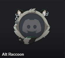 Alt Reccoon Avatar 🔥Cheap Decoration $4.99