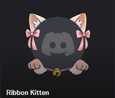 Ribbon Kitten Avatar 🔥Cheap Decoration $4.99