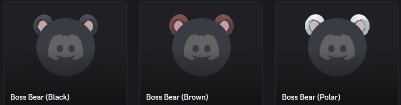 Boss Bear ( Any Color ) Avatar 🔥Cheap Decoration $4.99