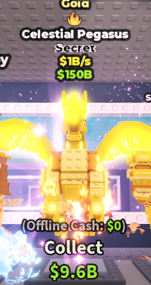 GOLD CELESTIAL PEGASUS 1B/S (FIRE) – STEAL A BRAINROT – FAST DELIVERY & TRUSTED #Y3QK6M
