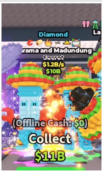 DIAMOND GARAMA AND MADUNDUNG 1.2B/S (TACO + 5 TRAITS) – STEAL A BRAINROT – FAST DELIVERY & TRUSTED #V9LF5K